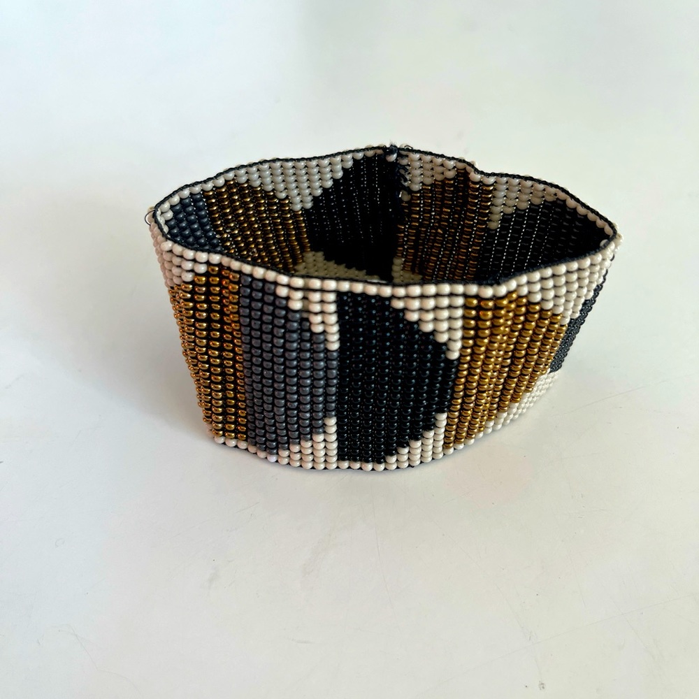 Ink and Alloy Stretch Bracelet